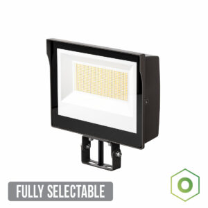 Atlas SMF5-12L Fully Selectable Flood Light Medium | Includes Knuckle AND Trunnion Mount | Wattage Selectable 37W/62W/84W | CCT Selectable 3K/4K/5K (FREE SHIPPING ON 13+ Fixtures)