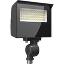 RAB X22-20 LED Flood Light | Includes Knuckle AND Yoke Mount | Wattage Selectable 20W/17W/13W/10W | CCT Selectable 3K/4K/5K