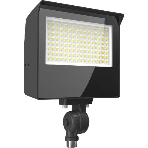 RAB X22-60 LED Flood Light | Includes Knuckle AND Trunnion Mount | Wattage Selectable 60W/50W/40W/30W | CCT Selectable 3K/4K/5K