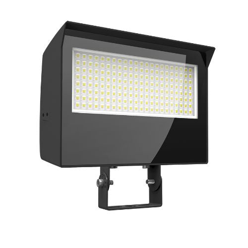 RAB X22-80 LED Flood Light | Includes Knuckle AND Trunnion Mount | Wattage Selectable 80W/70W/60W/50W | CCT Selectable 3K/4K/5K