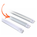 4FT LED Tube Clear Lens 18W 5000K 2,340 Lumens | Ballast Bypass | Qty 25 Per Case