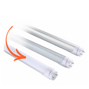 4FT LED Tube Frosted Lens 18W 5000K 2,340 Lumens | Ballast Bypass | Qty 25 Per Case