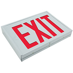 Red LED Exit Sign W/ Battery Backup - ELIGIBLE FOR DTE INSTANT REBATE PROGRAM - SUBMIT QUOTE REQUEST FORM FOR REBATE PRICING